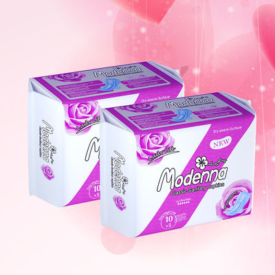 Harga yang bagus Lady Sanitary Napkin Katun tebal Disposable Sanitary Napkin dengan pernafasan tinggi on line