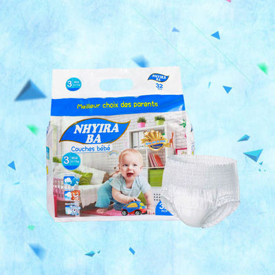 Harga yang bagus Eco Friendly Disposable Baby Diapers / Diapers Brand Customization Stretchable on line
