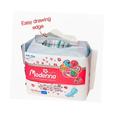 Harga yang bagus Super lembut Maxi 290mm sanitary pads mudah untuk menarik stiker kemasan dengan parfum on line