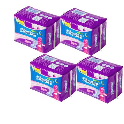 Harga yang bagus 50-200ml Absorption Capacity Disposable Sanitary Napkin with Adhesive in Rectangle Design on line