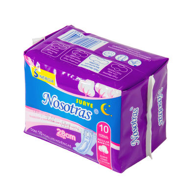 Harga yang bagus 285mm Size Model Disposable Sanitary Napkin with Unscented Fragrance and 3 Years Expiration Date on line
