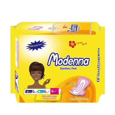 Harga yang bagus Lady Winged Feminine Hygiene Sanitary Napkin Disposable Cotton Menstrual Pads on line