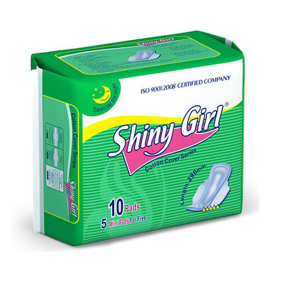 Harga yang bagus Bantalan Menstruasi Sekali Pakai Katun Ultra Tipis Bernapas Pembalut Bersayap on line