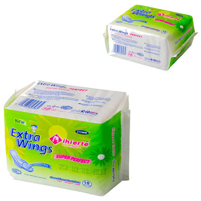 Harga yang bagus Hygiene Night Use Sanitary Napkin Ultra Thin 285mm Cotton Winged Sanitary Towels on line