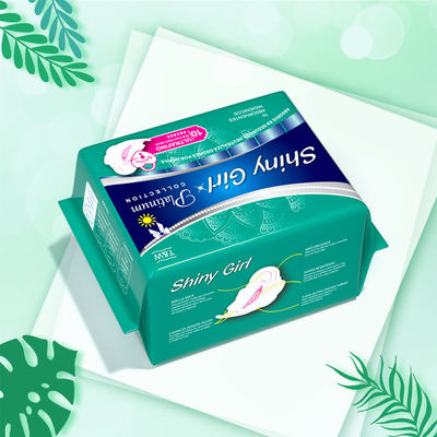 Harga yang bagus Pure Cotton Night Use Sanitary Napkin Disposable Organic Extra Long 340mm on line