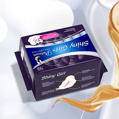 Non Woven Sanitary Pads Biodegradable Logo Kustom Disposable Female Period Pads