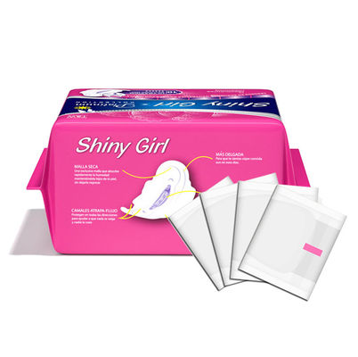 Harga yang bagus Malam Arang Bambu Gunakan Sanitary Napkin Pads Biodegradable Nonwoven on line