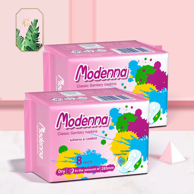 Harga yang bagus Ladies Period Wood Pulp Sanitary Napkin Ultra Thin Disposable Maxi Pad With Wings on line