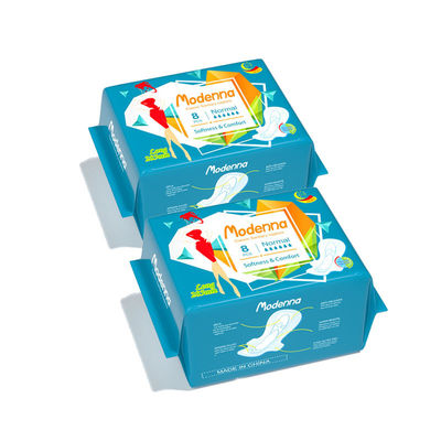 Harga yang bagus Ladies Wingless Disposable Panty Liners 160mm Katun Organik Untuk Penggunaan Sehari-hari on line