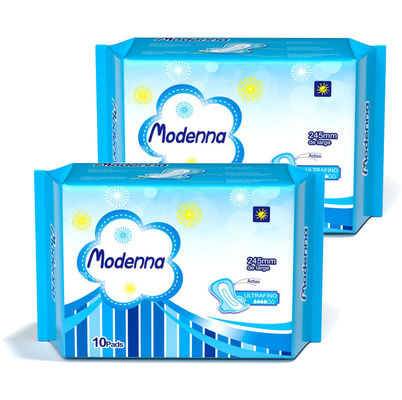 Harga yang bagus OEM Penggunaan Harian Sanitary Pads Girls Periode Kapas Organik Pembalut wanita on line