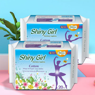 Harga yang bagus Natural Anion Women Sanitary Napkin Pads Katun Lembut Sekali Pakai Nyaman on line