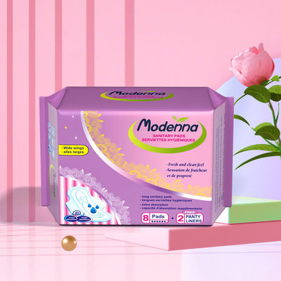 Harga yang bagus Bantalan Pembalut Wanita Tahan Air Kapas Sekali Pakai Anion Sanitary Napkins on line