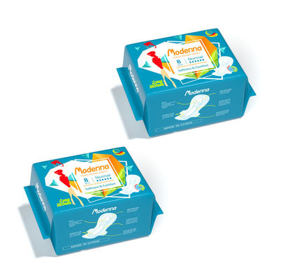 Harga yang bagus Wanita Biodegradable Anion Chip Sanitary Napkins Pads Kapas Antibakteri on line