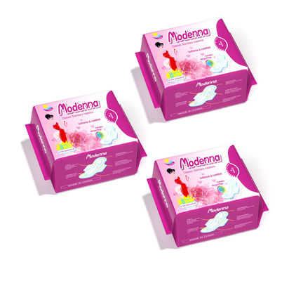 Harga yang bagus Anion Chip Mint Tampon Sanitary Pads Katun Organik Untuk Wanita on line