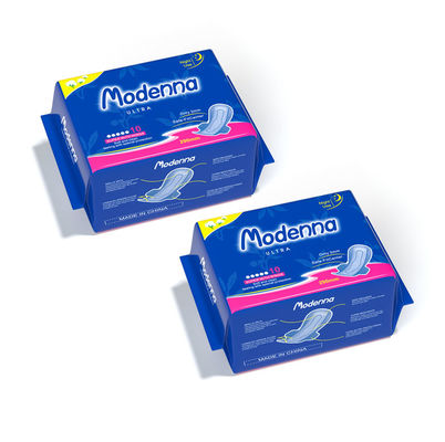 OEM Sanitary Pad Wanita Disposable Anion Cotton Menstrual Pad Disesuaikan