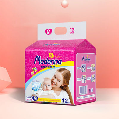 Harga yang bagus Popok Bayi Sekali Pakai Ramah Kulit Warna Cetak Soft Pull Up Overnight Popok on line