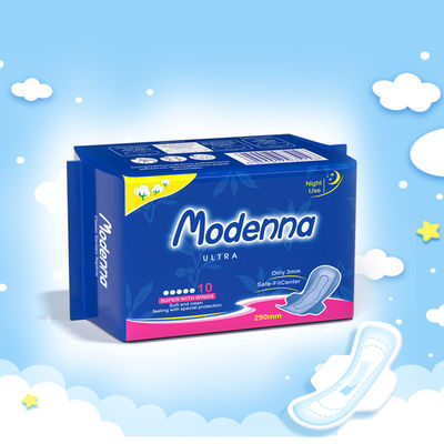 Harga yang bagus Kapas Organik Wanita Sanitary Serbet Ultra Tipis Biodegradable Serbet Untuk Periode on line