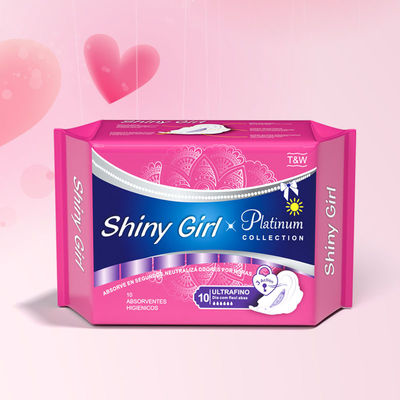 Wanita Serbet Saniter Dengan Super Absorb Permukaan Katun Murni Wanita Pad Saniter