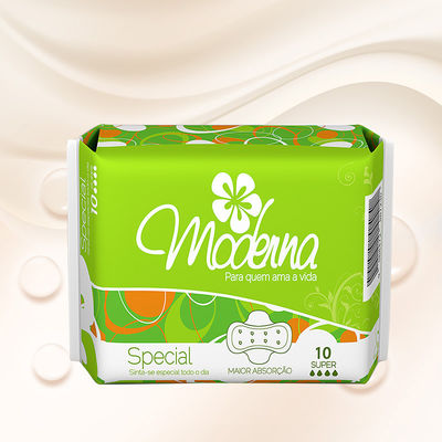 Harga yang bagus Custom Logo Anion Saniter Napkin Satu Kali pakai Bentuk Bersayap on line