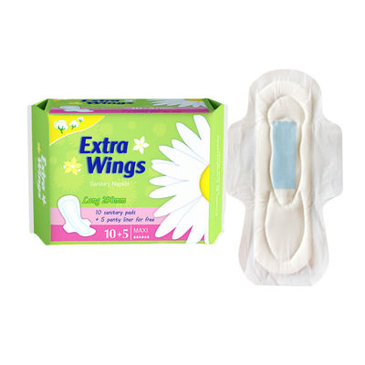 Harga yang bagus High Absorption Malam Ultra Thin Disposable Wanita Saniter Napkin Bernafas 290mm on line
