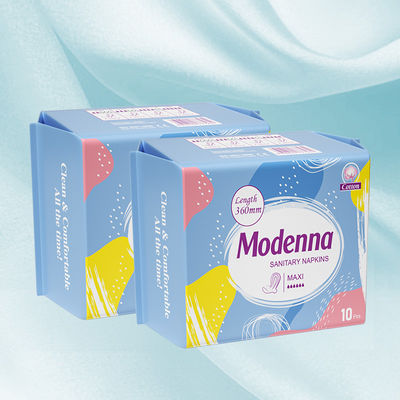 Harga yang bagus China Baju Organik 100% Wanita alami Soft Lady Saniter Handuk Bernafas Ultra Tipis Saniter Napkin Pad Untuk Wanita on line
