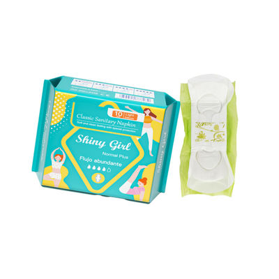 Harga yang bagus Paling laris Kualitas tinggi Murah Kain Non Woven Saniter Napkin 245mm Disposable Cotton Lady Pad on line