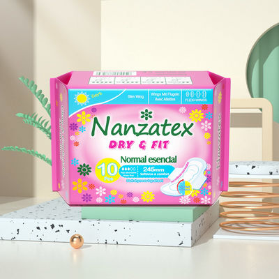 Ultra Thin Fast Absorption Chip Hijau Serbet Wanita Saniter Serbet Super Absorptif Satu Pakai Bentuk Bersayap