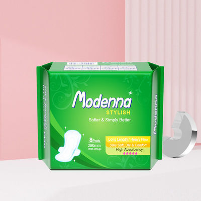 Harga yang bagus Ladies Pads Chines Brand Super Absorpsi Serbet Saniter untuk Penggunaan Malam on line