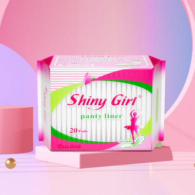Harga yang bagus Ultra Breathable Cotton Panty Liner 155cm Anion Panty Liner sekali pakai untuk Wanita Mini Pad penggunaan sehari-hari on line