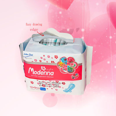 Harga yang bagus Nama merek OEM blue chip pads wanita sanitary pads napkin produsen di Cina on line