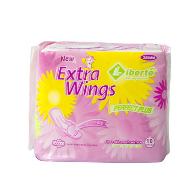 Harga yang bagus Kongo sayap ekstra Hot Sale Label Pribadi Wanita Katun Saniter Pad Grosir wanita Saniter Napkin produsen di Cina on line