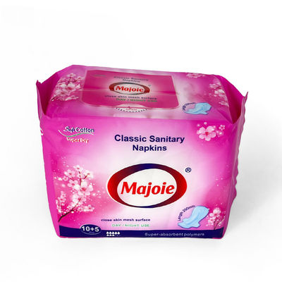 Harga yang bagus Brand Disesuaikan Penggunaan Malam Padds Periode Wanita Serbet Saniter Grosir Wanita Organic Cotton Serbet Saniter Anion on line