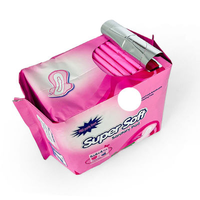 Kualitas Oem 6 + 6 + 4 pcs super lembut harga murah Lady disposable sanitary pads wanita hari dan malam menggunakan sanitary napkin pabrik