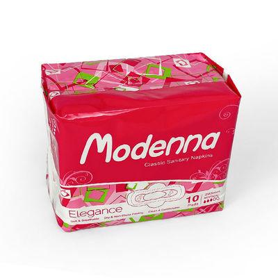 kualitas tinggi Custom Cotton Saniter Pad Saniter Handuk Ultra-Tipis Winged Biodegradable Wanita Saniter Napkin