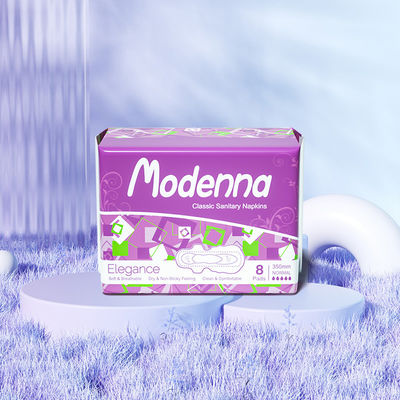 Bernafas Kualitas Tinggi Harga Pabrik Wanita Periode Pad Organic Cotton Lady Sanitary Napkin