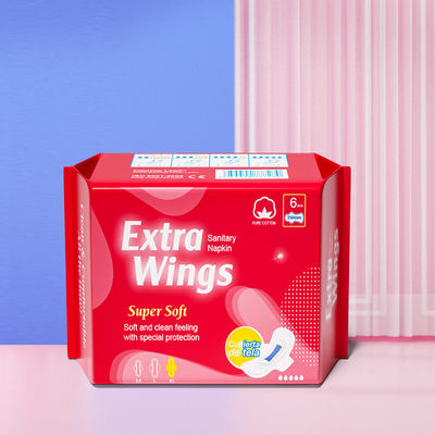 Produk Kebersihan Wanita Wanita Ekstra Panjang Perban Permenstruasi Bawang Organik 350mm Serbet Saniter Malam