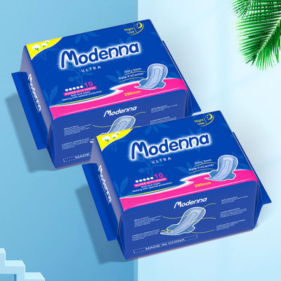 Harga yang bagus Natural Perfume Night Use Lengthen 290MM Menstrual Lady Pad Wanita Winged Leakproof Sanitary Napkins on line