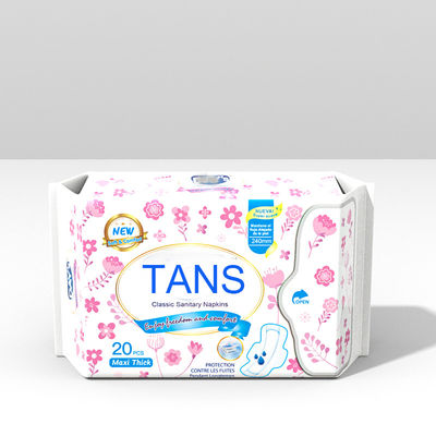Harga yang bagus Wanita Merek Anion Saniter Napkin Wanita Pad Label Pribadi Bawang Organik Pad Saniter Satu Kali Untuk Wanita on line