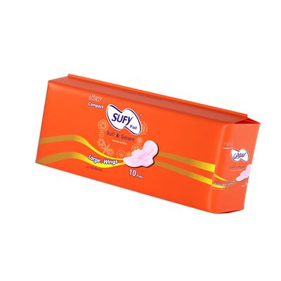 Harga yang bagus Winged Disposable Women Sanitary Napkin Soft Non Woven Top Sheet untuk Standard Comfort on line