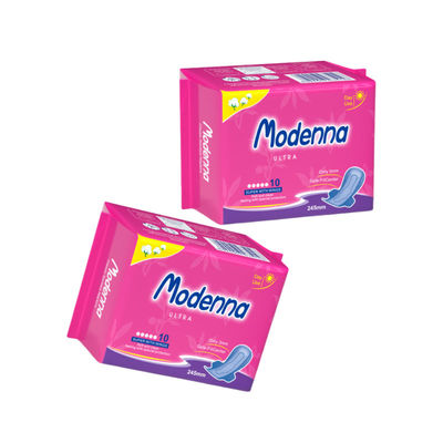 Harga yang bagus Ultra Absorbent Perlindungan Serbet Saniter Satu Kali Dalam Putih on line