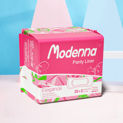 Harga yang bagus Biodegradable Wanita Wanita Katun Organik Saniter Napkin Pad Untuk Wanita Liner Celana on line