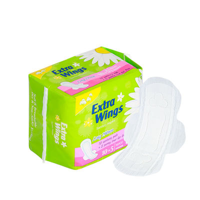Harga yang bagus Liner celana dalam 100% katun organik ultra-tipis Padding sanitasi bernapas Absorbent Serbet sanitasi untuk wanita on line