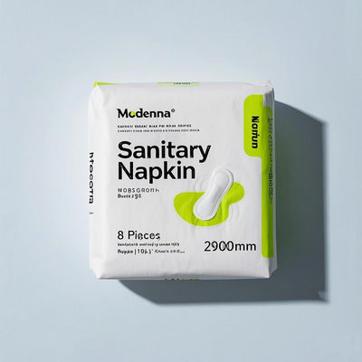 Harga yang bagus Bawang organik alami lembut Biodegradable Wanita Menstruasi Pad Ekonomi Super Absorptif Handuk Saniter Pemasok on line