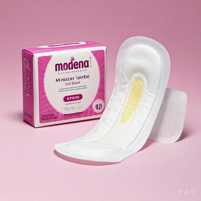 290mm Lembar Serat Organik alami sekali pakai Ultra Thin Night Sanitary Napkin Period Pad
