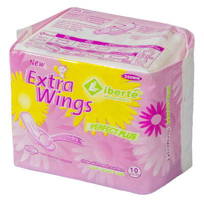 Harga yang bagus Bahan Inti Polimer Super Absorbent Serbet Saniter Satu Kali pakai Kemasan Individu Bernafas Ideal untuk perlindungan yang nyaman on line